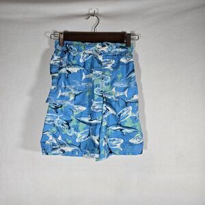 OP Boys Surf Board Swim Trucks, Size 8 Board Shorts Blue